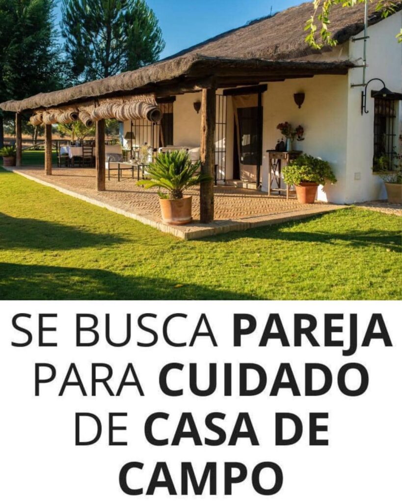 Solicitan personal para cuidado de casas y fincas| aplica ya